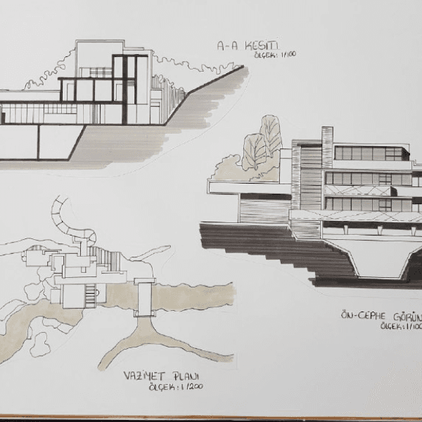 Architectural Hand Sketchings